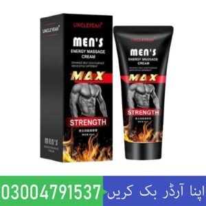 Mens Energy Massage Cream